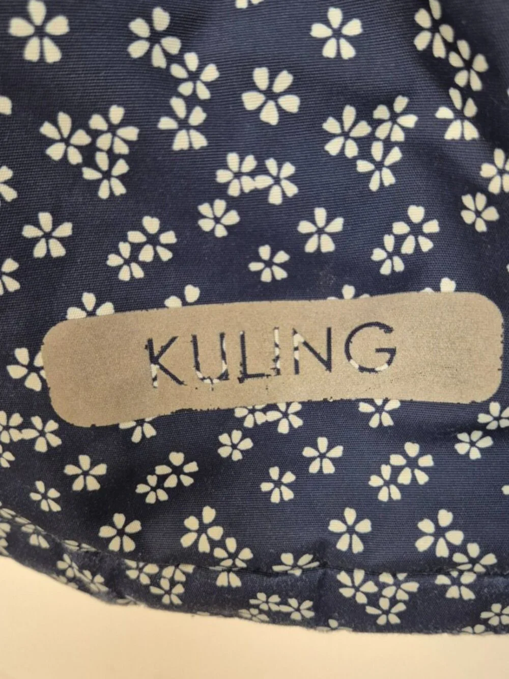 Kuling Winter Hooded Jacket Navy Floral sz 6Y/122
